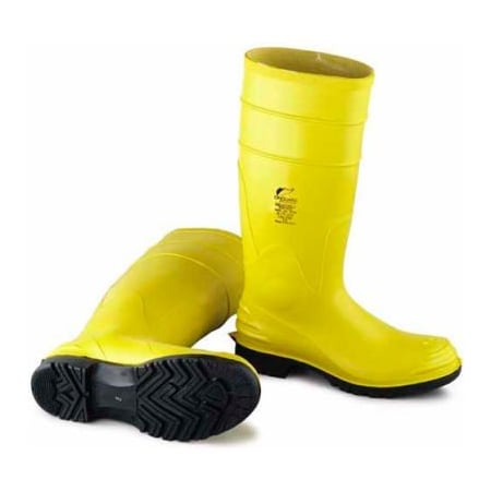 Dunlop Onguard Men's Boot, 16in Dielectric II Yellow Steel Toe W/Ultragrip, PVC, Size 15, 6PK 887221500